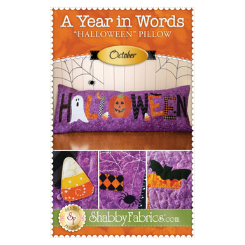 A Year in Words Pillows - Halloween - October - Pattern, Image