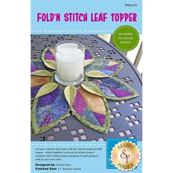 Fold'n Stitch Leaf Topper Pattern, Image