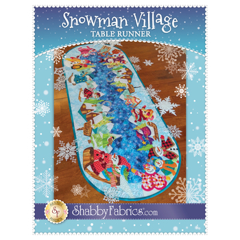 Snowman Village Series - Table Runner Pattern, Image