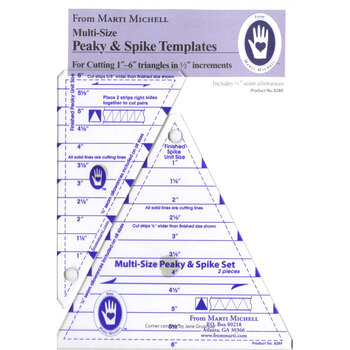 Multi-Size Peaky & Spike Templates #MM8289