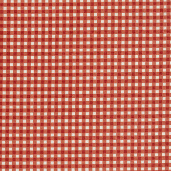 Beautiful Basics 610-R7 Rust Red Gingham by Maywood Studio, Image