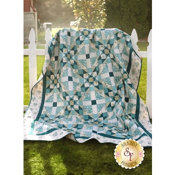 Teal We Meet Again Quilt Pattern, Image