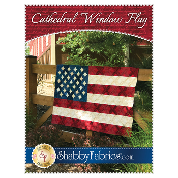 Cathedral Window Flag Quilt Pattern, Image