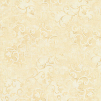 Essentials Scroll 89025-102 Light Ivory by Wilmington Prints, Image