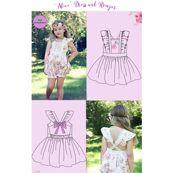 Alice Dress & Romper Pattern - PDF Download, Image