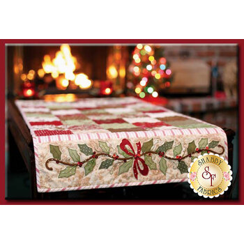 Holly & Berries Table Runner Pattern, Image