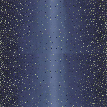 Ombre Confetti Metallic 10807-225M Indigo by Moda Fabrics, Image