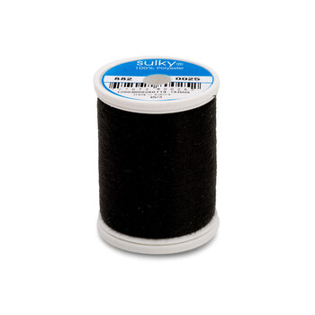 Sulky Bobbin Thread - Black #882-0025 - 1100yd