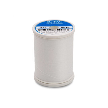 Sulky Bobbin Thread - #White 882-0015 - 1100yd, Image