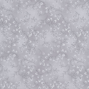 Folio Basics 7755-91 Pale Grey Vines by Henry Glass Fabrics, Image