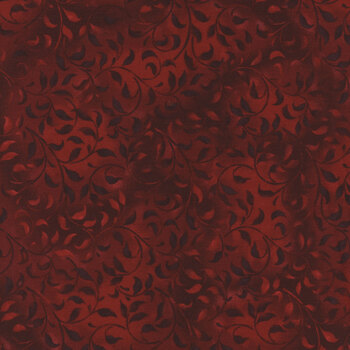 Essentials Climbing Vines 38717-339 Dark Red by Wilmington Prints, Image