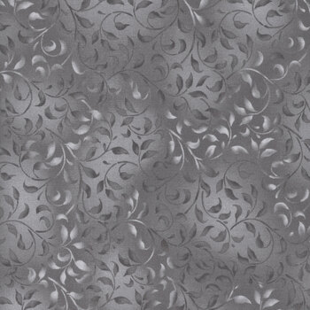 Essentials Climbing Vines 38717-900 Pewter by Wilmington Prints, Image