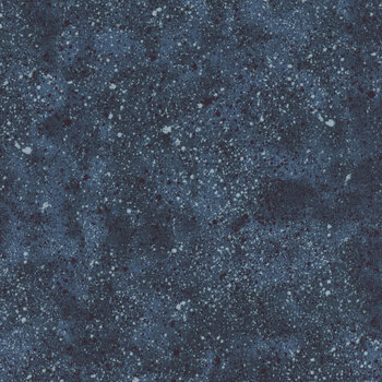 Essentials Spatter 31588-444 Dark Blue by Wilmington Prints, Image