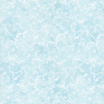 Essentials Filigree 42324-400 Light Blue by Wilmington Prints, Image