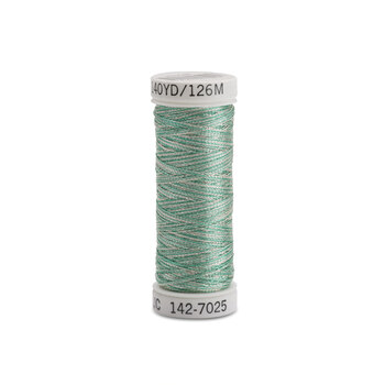 Sulky Original Metallic Thread - #7025 Silver/Icy Blue - 165yd, Image