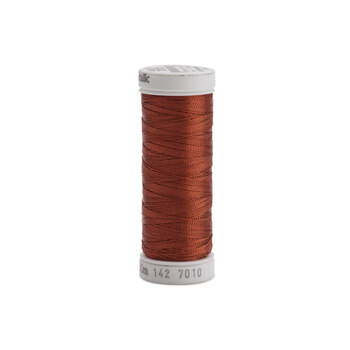 Sulky Original Metallic Thread - #7010 Dk. Copper - 165yd, Image