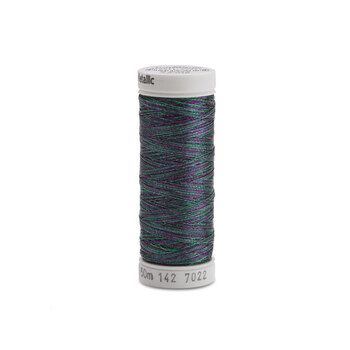 Sulky Original Metallic Thread - #7022 Jade/Silver - 165yd, Image