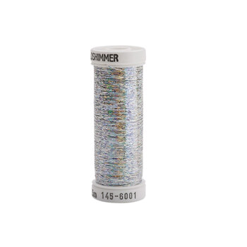 Sulky Holoshimmer Metallic Thread #6001 Silver - 250yd, Image