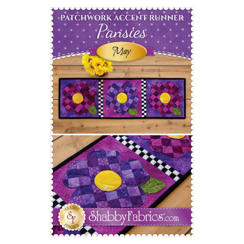 Patchwork Accent Runner - Pansies - May Pattern, Image