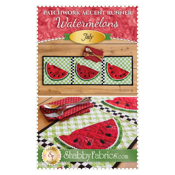 Patchwork Accent Runner - Watermelons - July Pattern, Image