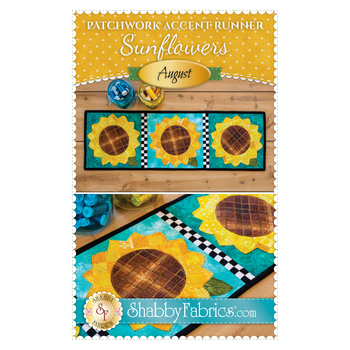 Patchwork Accent Runner - Sunflowers - August Pattern, Image