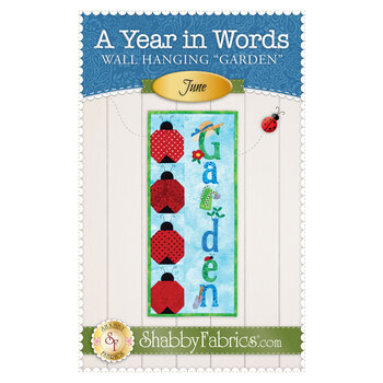 A Year in Words Wall Hangings - Garden - June - Pattern, Image