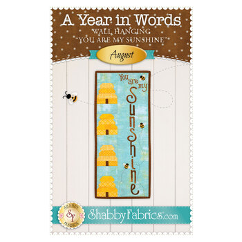 A Year in Words Wall Hangings - Sunshine - August - Pattern, Image