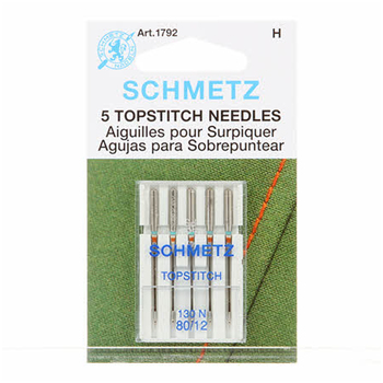 Schmetz Topstitch Needles - Size 80/12 - 5ct