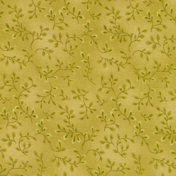 Folio Basics 7755-64 Lt Green Vines by Henry Glass Fabrics, Image