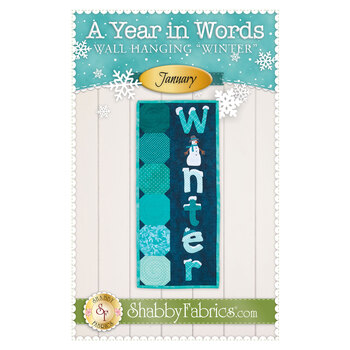 A Year in Words Wall Hangings - Winter - January - Pattern, Image