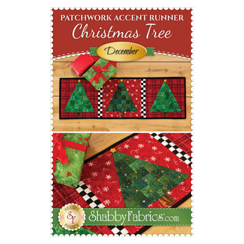 Patchwork Accent Runner - Christmas Tree - December Pattern, Image