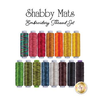 Shabby Mats Club - 15 pc Embroidery Thread Set, Image