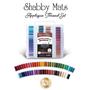 Shabby Mats Club - 52 pc Appliqué Thread Set, Image