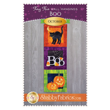 Tiny Trio Wall Hangings - Boo - October Pattern, Image