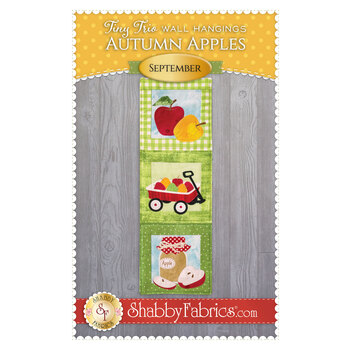 Tiny Trio Wall Hangings - Autumn Apples - September Pattern, Image