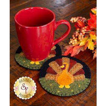  Wooly Mug Rug Series - November - Kit (makes 2), Image