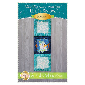 Tiny Trio Wall Hangings - Let It Snow - January Pattern, Image