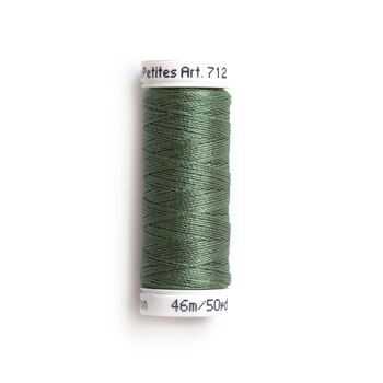 Sulky 12wt Cotton Petites Thread #1287 French Green - 50yd, Image