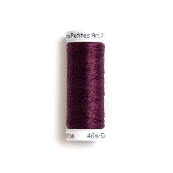 Sulky 12wt Cotton Petites Thread #1189 Dk. Chestnut - 50yd, Image