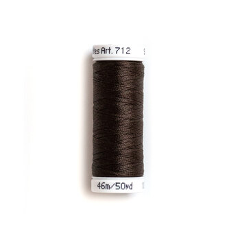 Sulky 12wt Cotton Petites Thread #1131 Cloister Brown - 50yd, Image