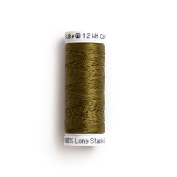 Sulky 12wt Cotton Petites Thread #1173 Med. Army Green - 50yd