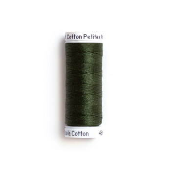 Sulky 12wt Cotton Petites Thread #1271 Evergreen - 50yd, Image