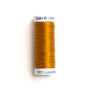 Sulky 12wt Cotton Petites Thread #1826 Galley Gold - 50yd, Image