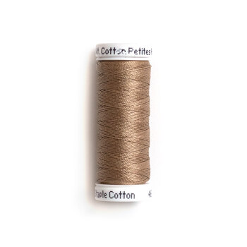 Sulky 12wt Cotton Petites Thread #1838 Cocoa Cream - 50yd, Image