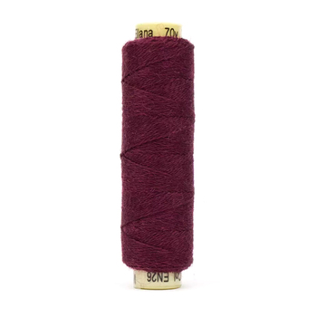 Ellana Wool Thread EN26 Black Cherry - 70yd, Image