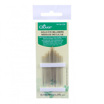 Clover Gold Eye Milliners Needles - Size 3/9 - 16ct, Image