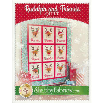 Rudolph and Friends Quilt Pattern, Image