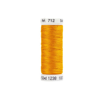 Sulky 12wt Cotton Petites Thread #1238 Orange Sunrise - 50yd, Image