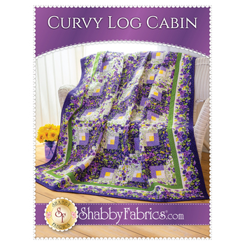 Curvy Log Cabin Pattern - PDF Download, Image