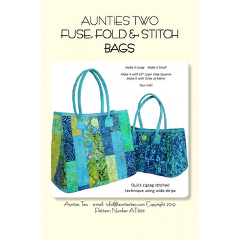 Fuse, Fold, & Stitch Bags Pattern, Image